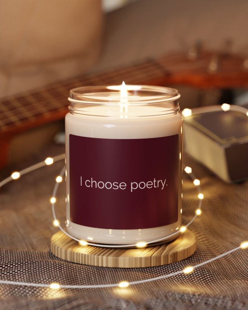 Artsy Candle Poetry Wine Nejda